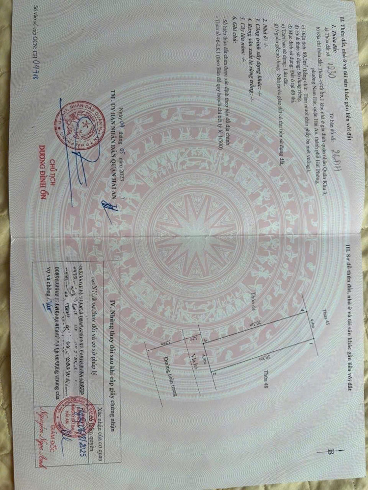 Bán Đất Tđc Quân Khu 3 – Hải An – Tiềm Năng Tăng Giá – Giá 42Tr/m²