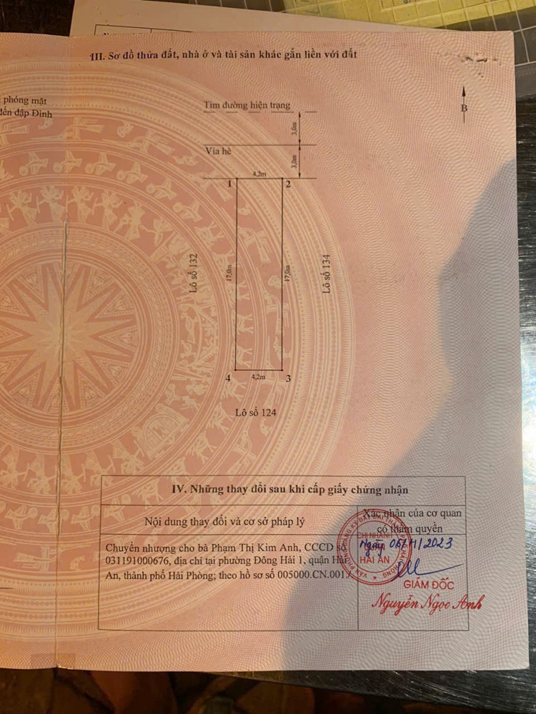 Bán Đất Tđc Vườn Mơ – 358 Đà Nẵng – View Vườn Hoa – Giá 75Tr/m²