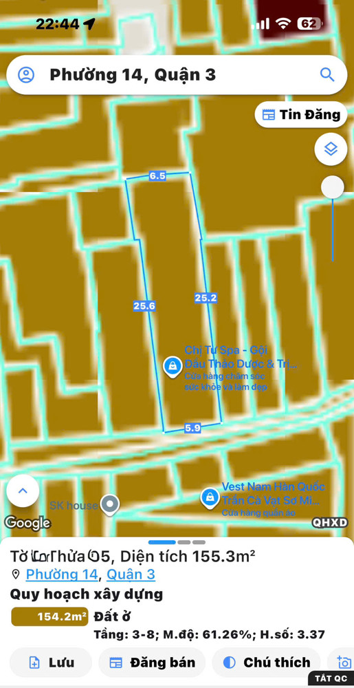 Ngang Lớn 6,5M*26m - Bán Nhà 2 Tầng Mặt Tiền Hxh Đ.lê Văn Sỹ, Quận 3 - Full Thổ Cư - Khu Dân Trí