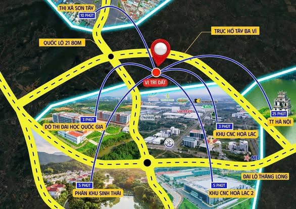 Đất Hòa Lạc Giờ Không Còn Là Câu Chuyện 'Có Nên Mua Không' Mà Là 'Mua Đoạn Nào Để Còn Biên'. Lô Gần