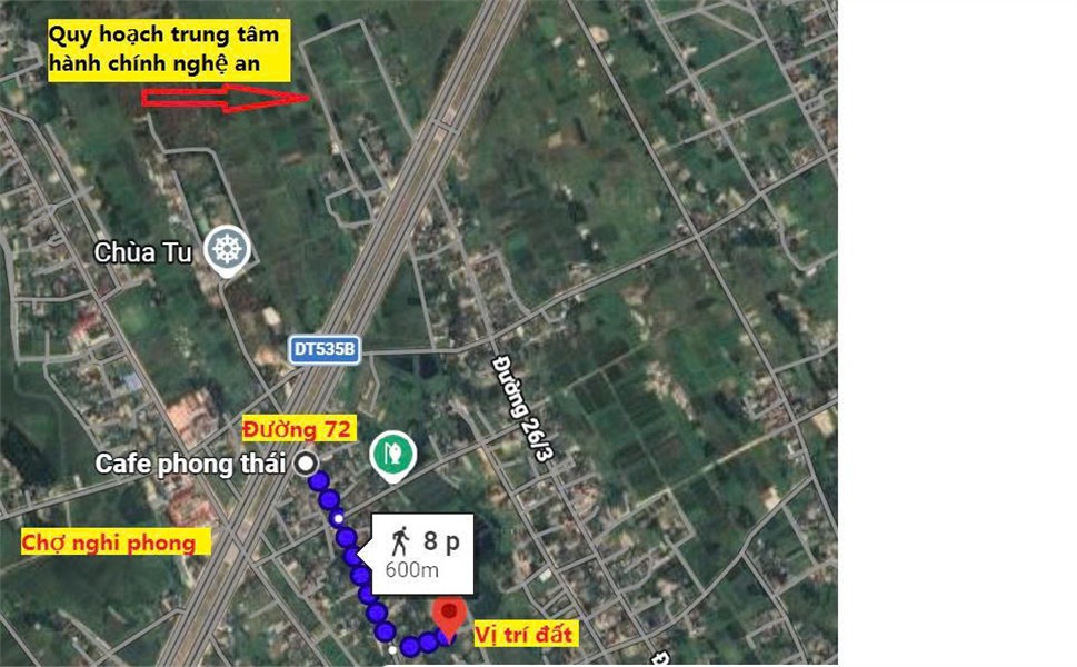 Đất Đẹp – Giá Tốt – Chính Chủ Cần Bán Lô Đất – Nghi Phong – Khối 4 Vinh Lộc – Nghệ An