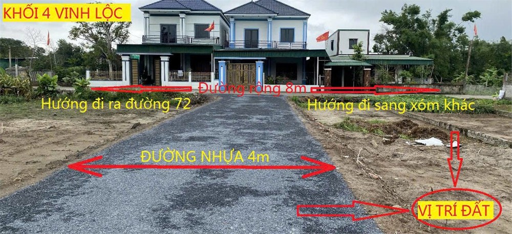 Đất Đẹp – Giá Tốt – Chính Chủ Cần Bán Lô Đất – Nghi Phong – Khối 4 Vinh Lộc – Nghệ An