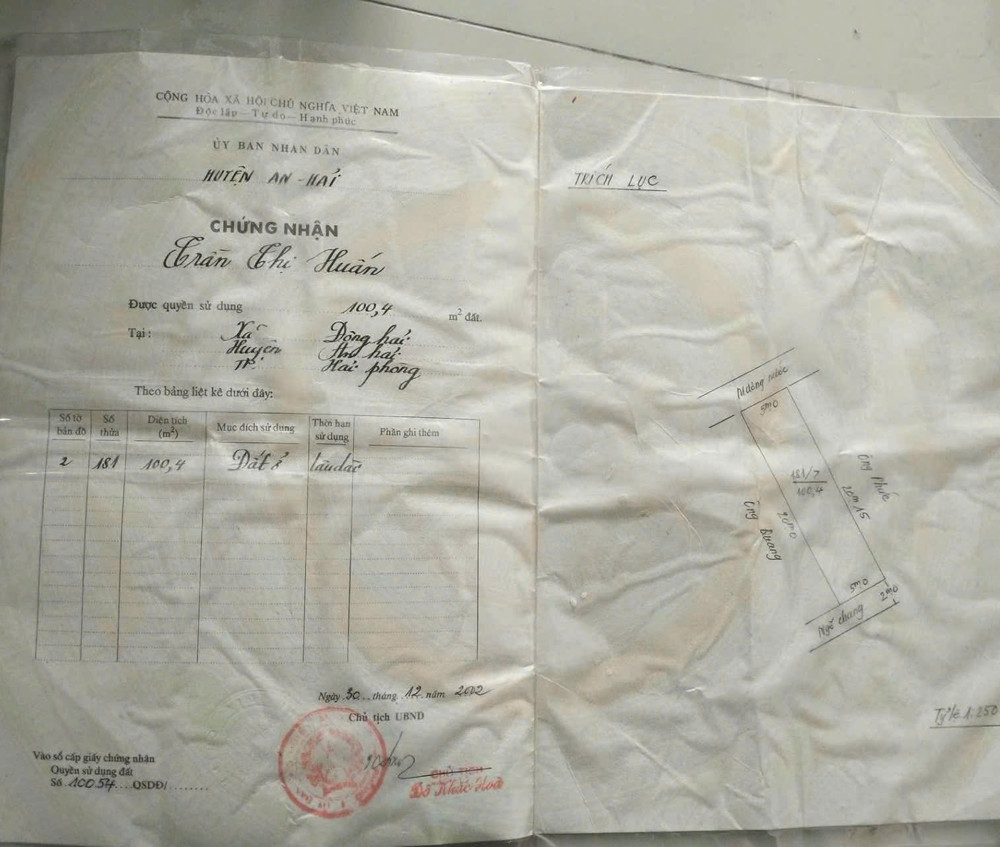 Bán Đất Đông Hải 1 – Sát Hồ Phương Lưu – 100M² – Giá 3,25 Tỷ