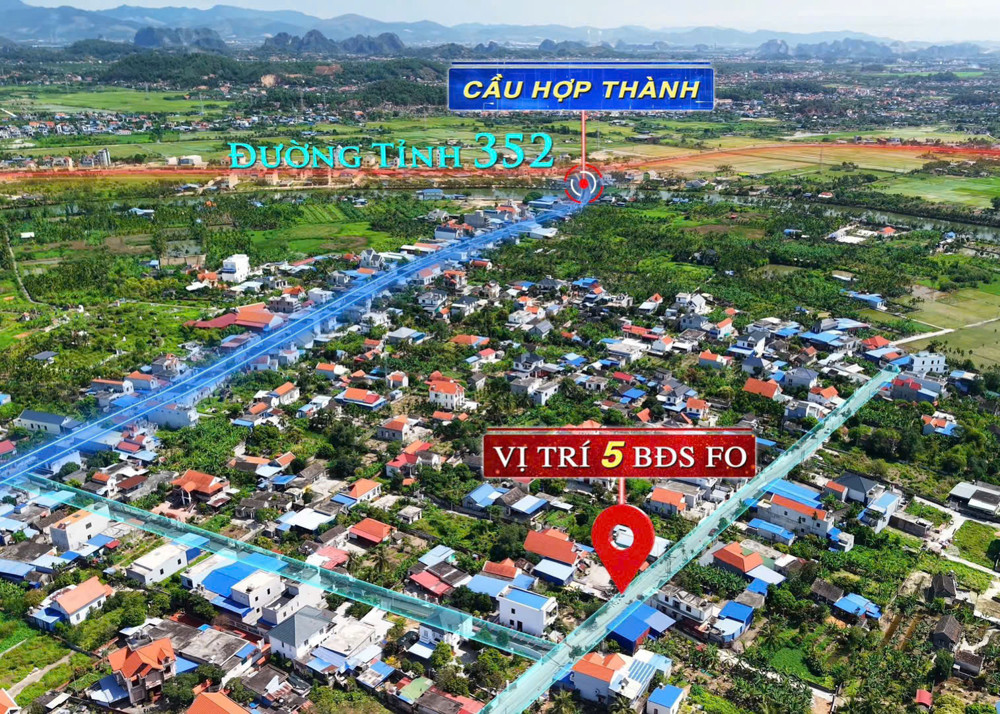 Mở Bán 5 Lô F0 Mặt Đường Nhựa Hợp Thành – Thuỷ Nguyên – Giá Từ 1,7 Tỷ