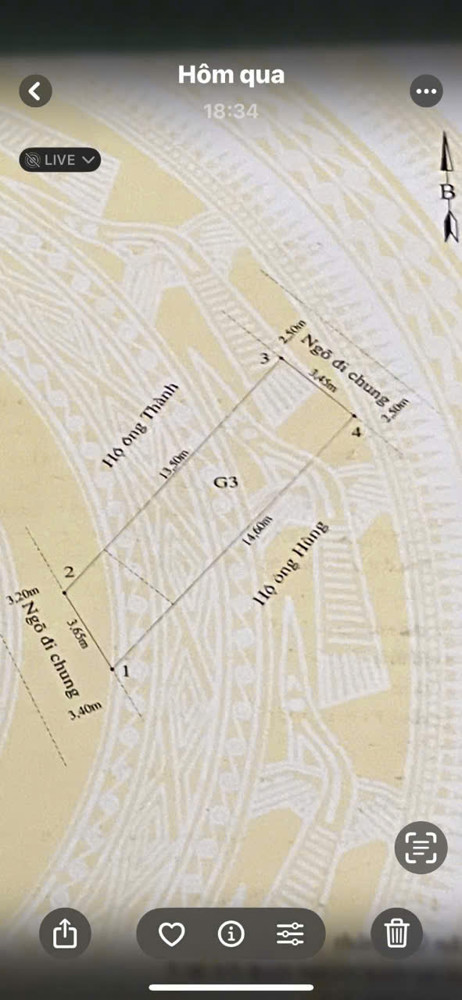 Bán Nhà 3 Tầng Ngõ 174 Văn Cao – Ngô Quyền – Ô Tô Vào Tận Cửa – Hơn 3 Tỷ