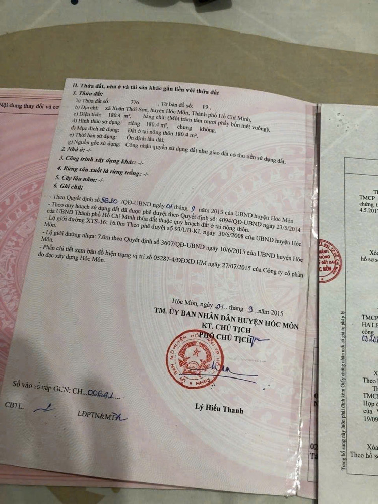 Sót Lại Nền 200M Duy Nhất Mặt Tiền Đường 12M Nhựa Xuân Thới Sơn, Hóc Môn, Giá Rẻ