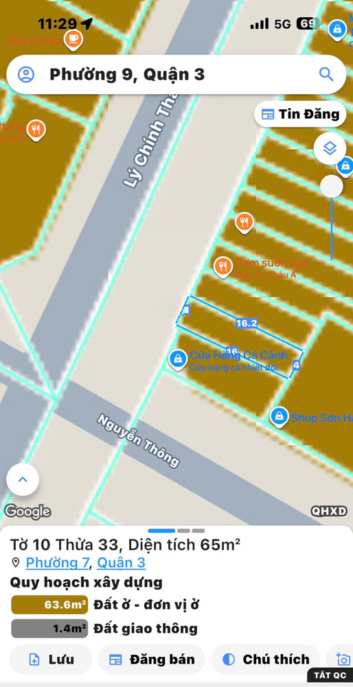 Bán Nhà 4 Tầng Mtkd Đ.lý Chính Thắng, P.võ Thị Sáu, Quận 3 - Ngang 4M*15m Vuông Đẹp - Giá Tốt - Chủ