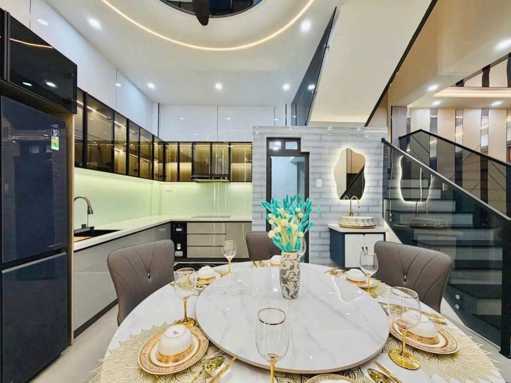 Nhà Mới 100% – Hẻm 9M Ô Tô Tránh – Khu Vip Gò Vấp. Ngang 5M Giá Nhỉnh 8 Tỷ. Đs 59.Phạm Văn Chiêu