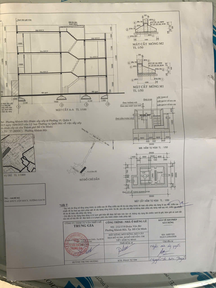 Bán Nhà Quận 4 – Đoàn Văn Bơ – Có Giấy Phép Xây Dựng Mới – Khu Trung Tâm Dễ Khai Thác