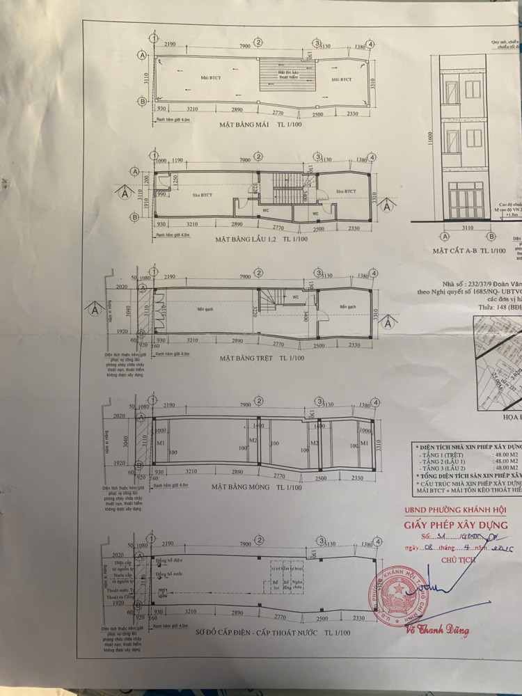 Bán Nhà Quận 4 – Đoàn Văn Bơ – Có Giấy Phép Xây Dựng Mới – Khu Trung Tâm Dễ Khai Thác