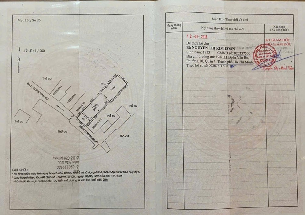 Bán Nhà Quận 4 – Đoàn Văn Bơ – Có Giấy Phép Xây Dựng Mới – Khu Trung Tâm Dễ Khai Thác