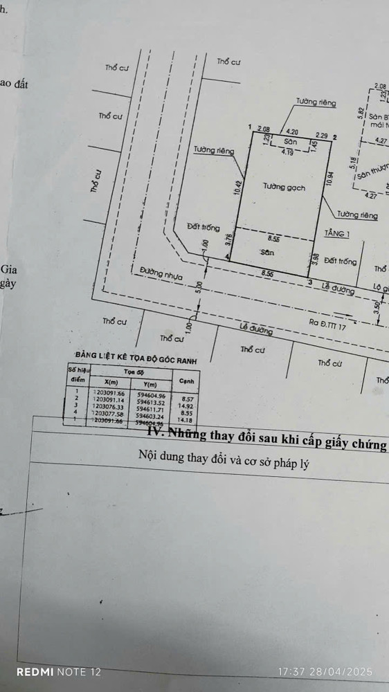 Sổ Vip Thới Tam Thôn 17, Hóc Môn – 2 Nhà Lầu – Đường 8M – Chỉ 6.5 Tỷ