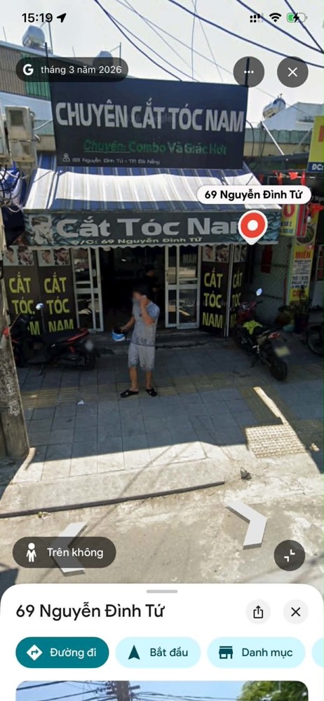 Sang Nhượng Tiệm Tóc Nam Có Gác Ở Lại Tại Đà Nẵng