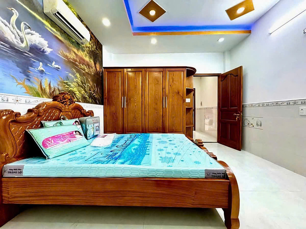 Nhà Mới 3 Tầng (4X15) – Đẹp Kiên Cố – Giá Hơn 5Đ Hẻm 6M Huỳnh Thị Hai, Q12