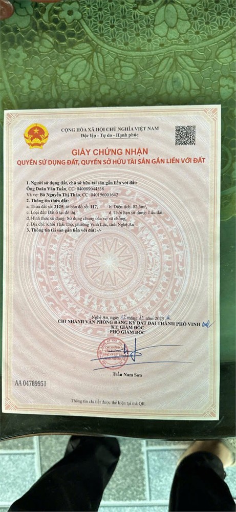 Đất Đẹp – Giá Tốt – Chính Chủ Cần Bán Tại Lê Viết Thuật, Nghi Thái, Tp. Vinh, Nghệ An