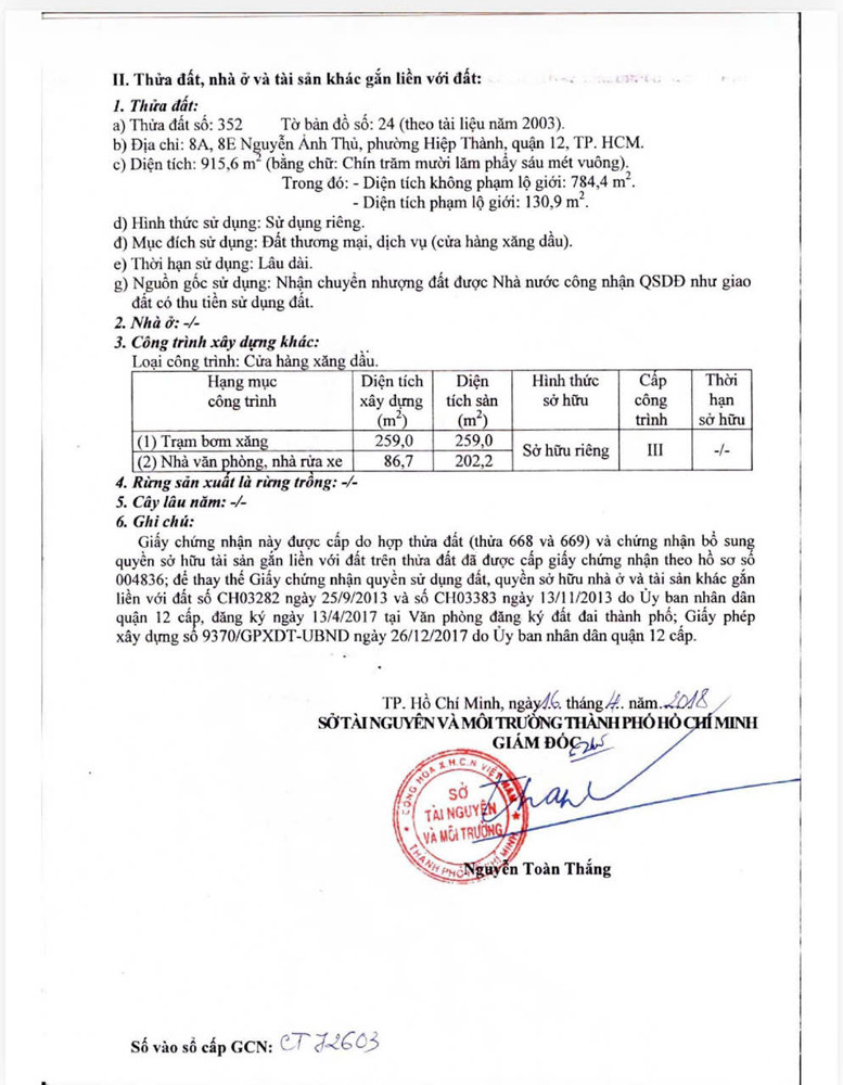 Siêu Phẩm Vip 2 Mặt Tiền Nguyễn Ảnh Thủ – Quỹ Đất 1.000M² – Ngang 20M Đẳng Cấp