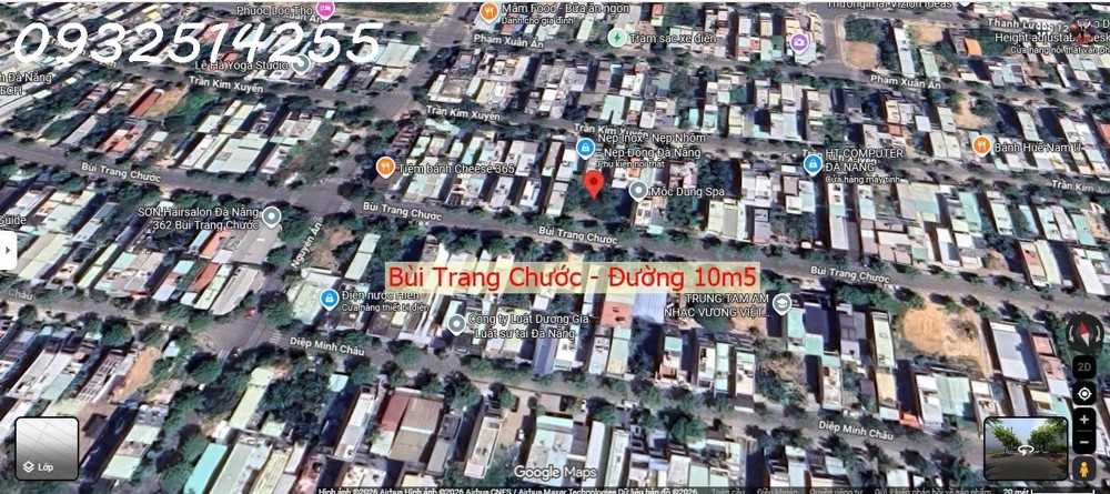 Bán Đất Bùi Trang Chước - Hoà Xuân Cẩm Lệ - Đường 10M5 - Giá Bán 7.3 Tỷ Tl