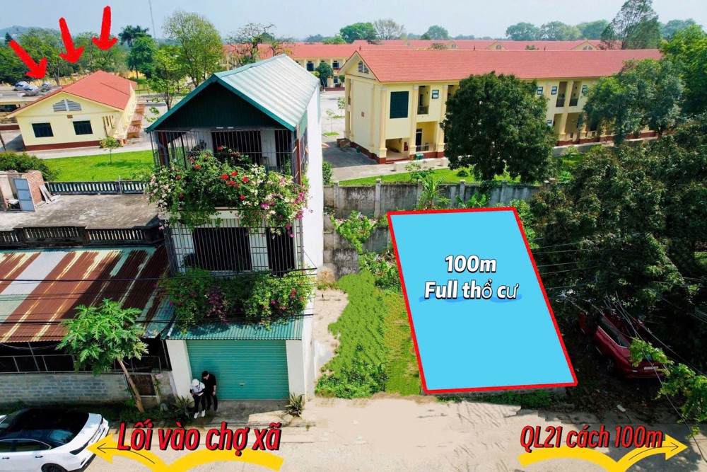 Bật Mí Lô Đất 100M Full Thổ Cư Gẫn Tđc Vai Réo Thôn 7 Phú Cát