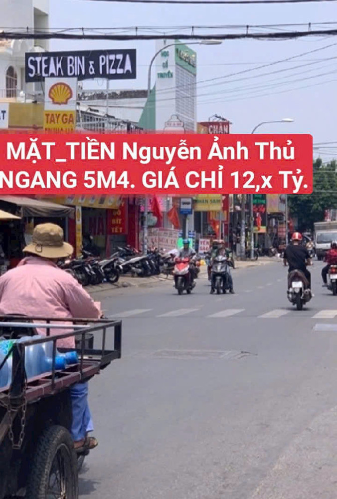 Giảm Ngộp Chỉ 12.79 Tỷ Sở Hữu Nhà (5.5X40) Mặt Tiền Nguyễn Ảnh Thủ, Hóc Môn