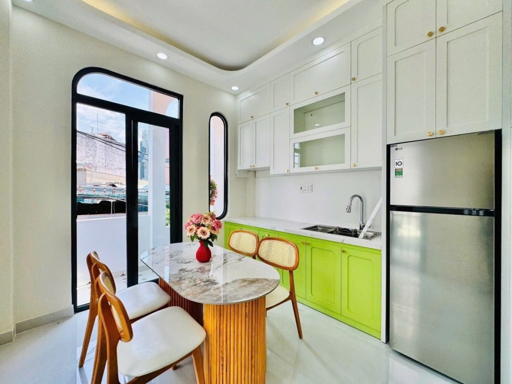 Góc 2 Mặt Tiền Hiếm – Xe Hơi Tránh – Nhà Mới 4 Tầng 56M2 - Ngay Lê Hoang Phái - Gò Vấp