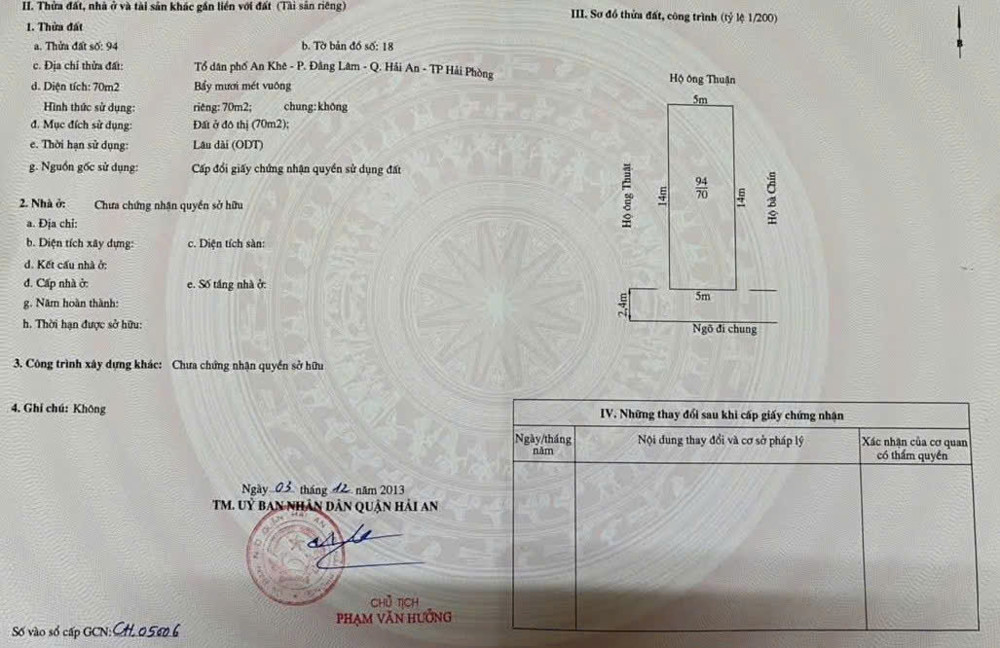 Bán Đất Ngõ 162 Trung Lực - Đằng Lâm - 70M - Ô Tô Vào Tận Nơi