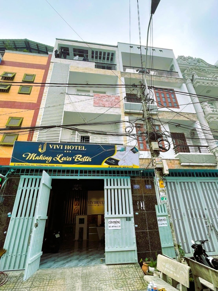 Bán Khách Sạn Vivi Hotel 158 Phan Anh Tân Phú 80M2, 4 Tầng 11Pn, Sổ Đỏ, 11.8 Tỷ - Lh: 0898333313