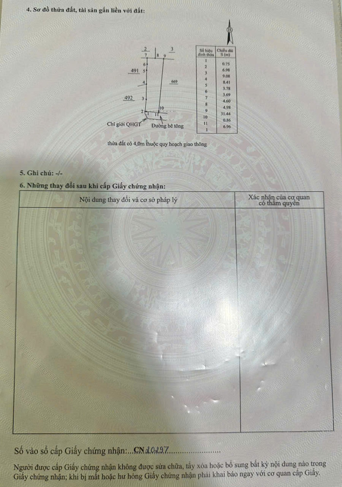Đất Phú Lộc Tây – Giá Tốt – Chính Chủ Cần Bán Thửa 668, Tờ 5, Phú Lộc Tây 4, H. Diên Khánh, Khánh