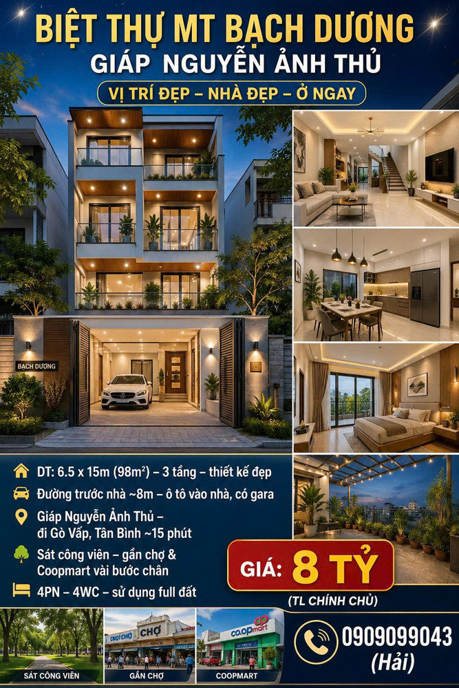 Biệt Thự Mt Bạch Dương – 98M² – 8 Tỷ