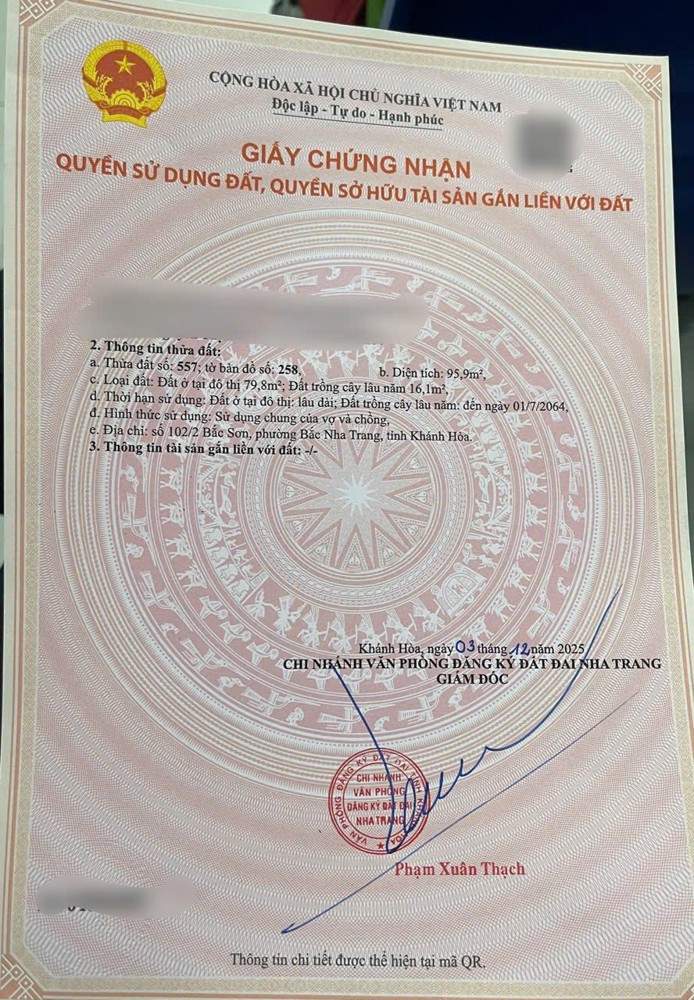 Bán Nhanh Lô Đất Gần Biển Hẻm Bắc Sơn - Bắc Nha Trang