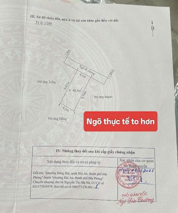 Bán Nhà 3 Tầng Tiền Phong – Đằng Hải – Giá 2,39 Tỷ