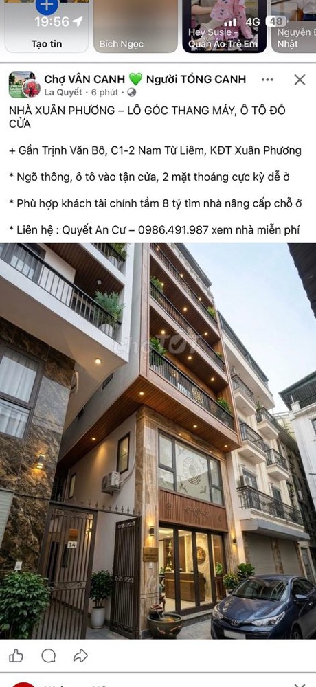Cho Thuê Nhà Liền Kề Khu Đô Thị Tại Vân Canh, Hoài Đức