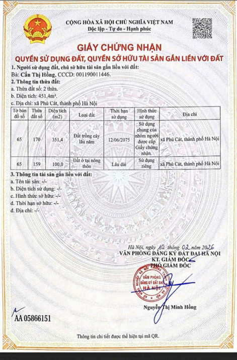 Bán Gấp Lô Thạch Hòa Lấy Tiền Làm Ivf - Vị Trí Đắc Địa Cách Metro 5 Phút Đi Bộ