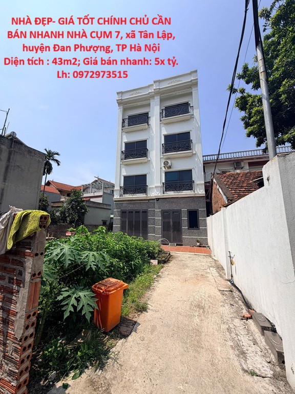 Nhà Đẹp- Giá Tốt Chính Chủ Cần Bán Nhanh Nhà Cụm 7, Huyện Đan Phượng, Tp Hà Nội