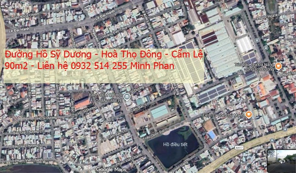 Bán Đất Hồ Sỹ Dương - Hoà Thọ Đông - Cẩm Lệ - Đường 7M5 - Giá Chỉ 5 Tỷ Xxx Lh 0932514255