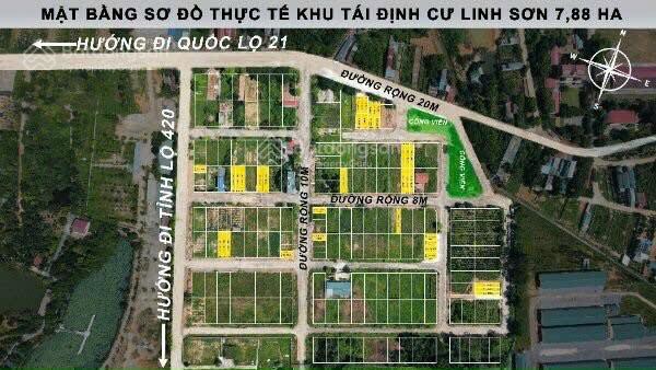 Tái Định Cư Đường Rộng 8M Lô Duy Nhất Giá Rẻ Hơn So Với Mặt Bằng 3 Giá
