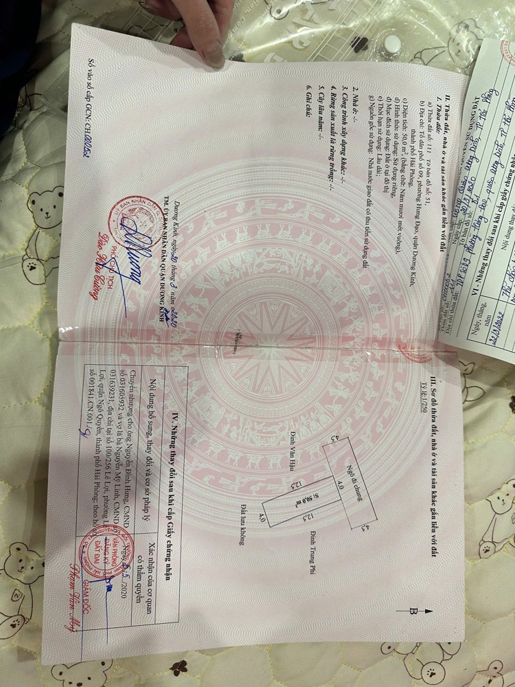 Bán Lô Đất Tiềm Năng Tại Tiểu Trà, Hưng Đạo - Dương Kinh