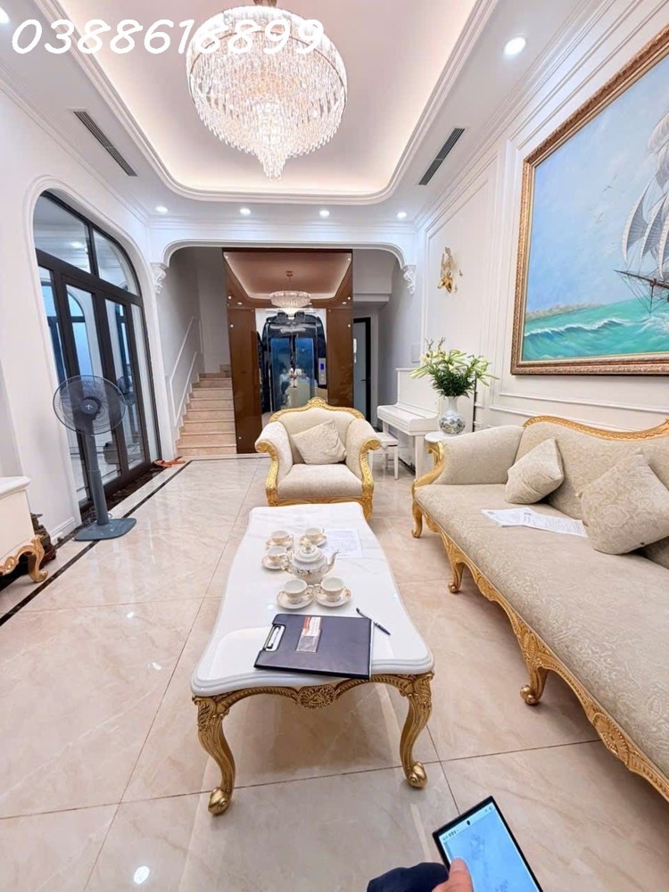 Biệt Thự Đơn Lập Hàm Nghi - Mỹ Đình 1 - Nội Thất Dát Vàng - Vỉa Hè Ô Tô Tránh
