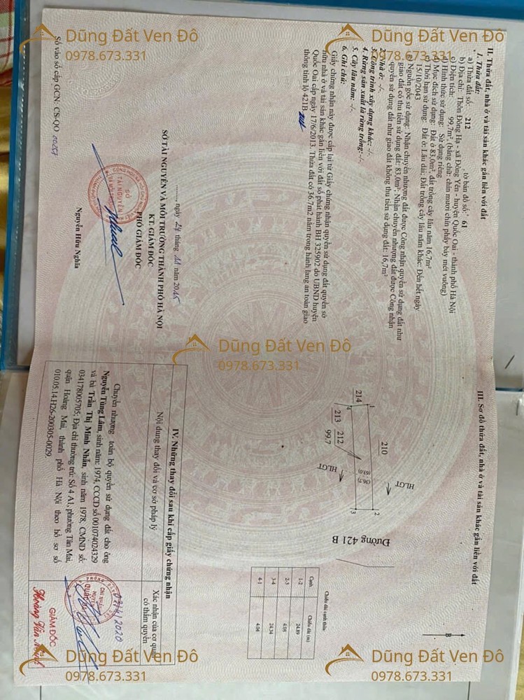 Siêu Phẩm Mặt Đường 421B – Đông Yên, Quốc Oai