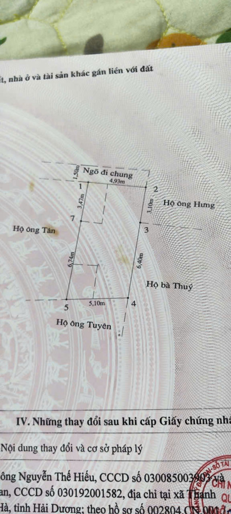Bán Nhà 3 Tầng An Đà – Ngô Quyền – Ngõ Nông – Giá 3,39 Tỷ