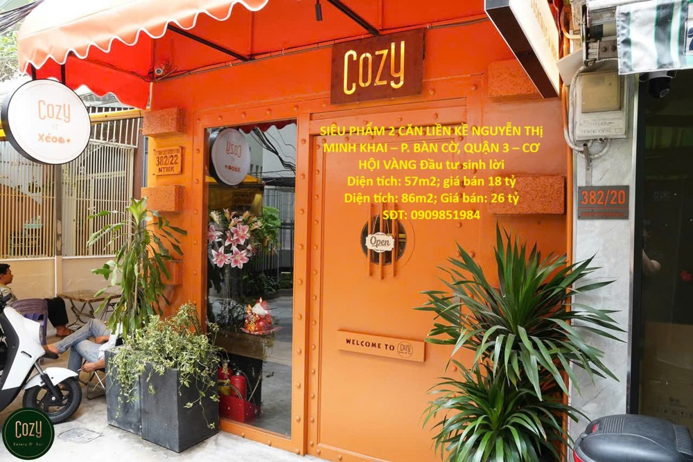 Siêu Phẩm 2 Căn Liền Kề Nguyễn Thị Minh Khai – P. Bàn Cờ, Quận 3 – Cơ Hội Vàng Đầu Tư Sinh Lời