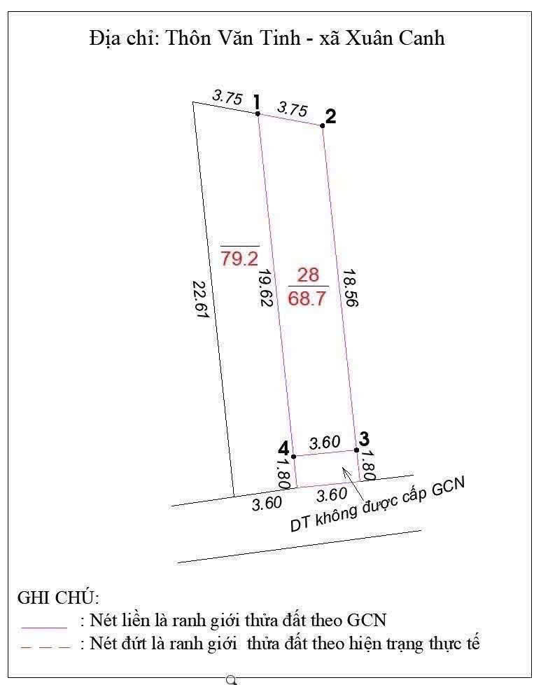 Chủ Cần Bán Lỗ – Lô Đất Đẹp Xuân Canh, Đông Anh