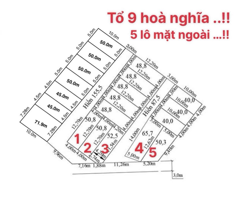 Lô Góc Đẹp Không Quy Hoạch Tại Tổ 9 Xuân Diệu, Hòa Nghĩa - Cơ Hội Đầu Tư Và An Cư Lý