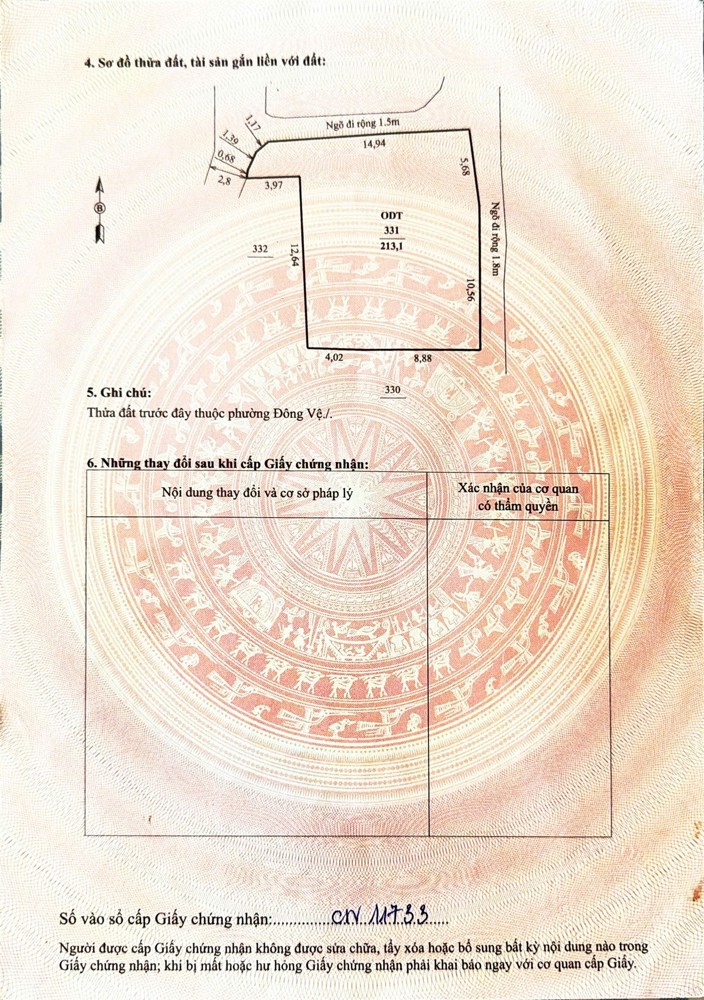 Đất Đẹp – Giá Tốt – Chính Chủ Cần Bán Lô Đất Tại Đường Lê Thần Tông, Phường Đông Vệ, Tp. Thanh Hóa