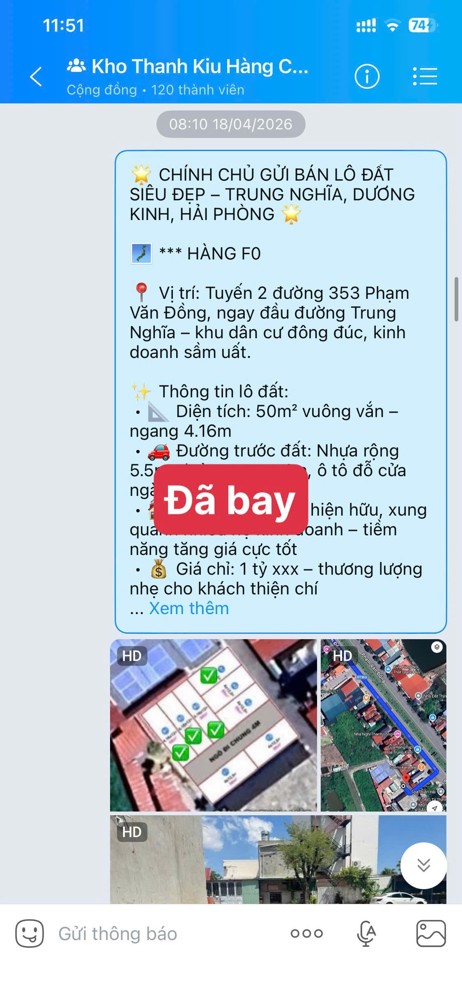 Cơ Hội Sở Hữu Lô Đất Rẻ Đẹp Tại Tổ 10 Hòa Nghĩa, Quận Dương Kinh. Vị Trí Đắc Địa, Giao
