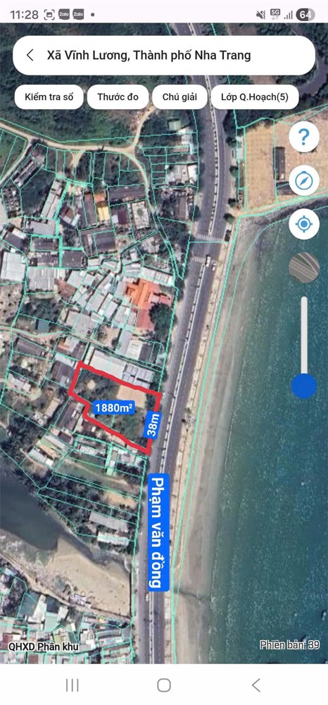Chính Chủ Bán Lô Đất Mặt Tiền Biển Phạm Văn Đồng- Vĩnh Lương, Bắc Nha Trang
