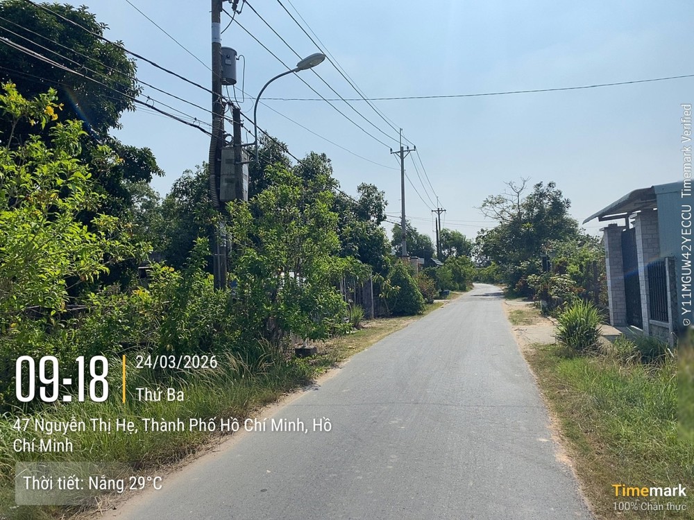 Chỉ 1,8 Tỷ Sở Hữu Ngay Lô Đất Mặt Tiền Đường Nhựa Tại Củ Chi – Cơ Hội Đầu Tư Hiếm Có