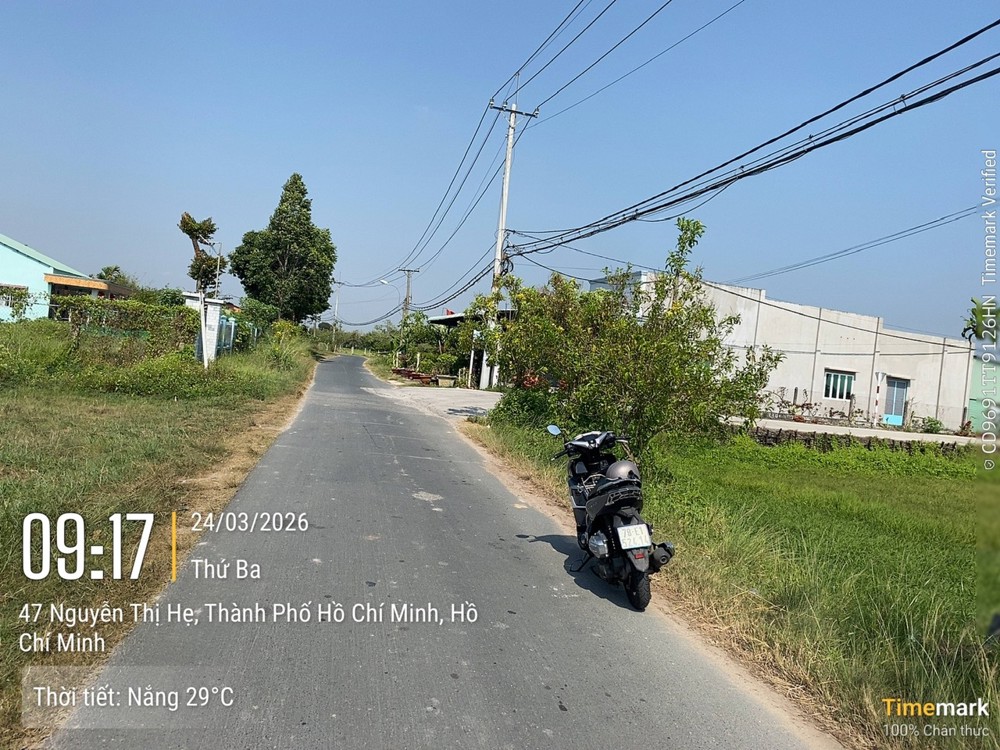Chỉ 1,8 Tỷ Sở Hữu Ngay Lô Đất Mặt Tiền Đường Nhựa Tại Củ Chi – Cơ Hội Đầu Tư Hiếm Có