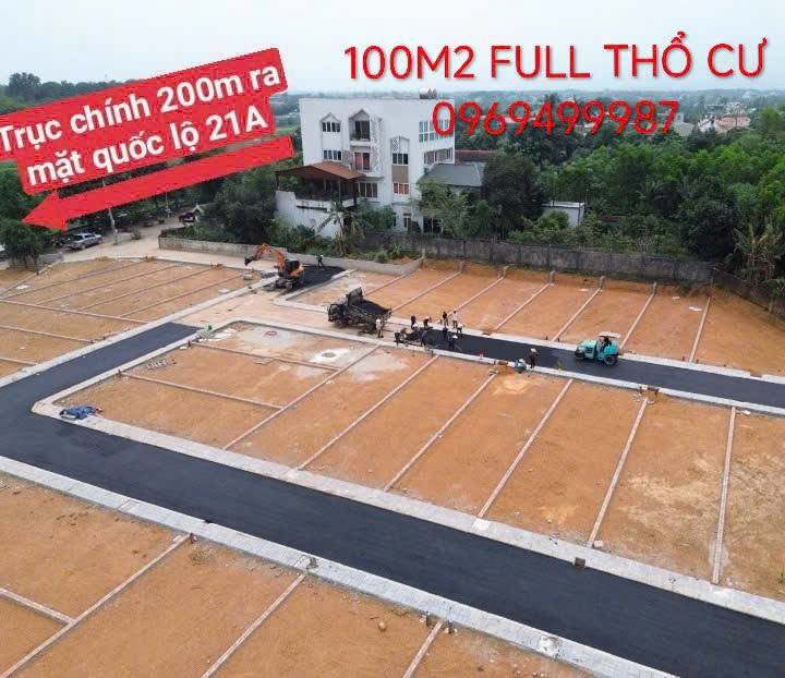 100M² Thổ Cư Phú Cát - Tâm Điểm Phát Triển Phía Tây Hà Nội - Đón Sóng Tod