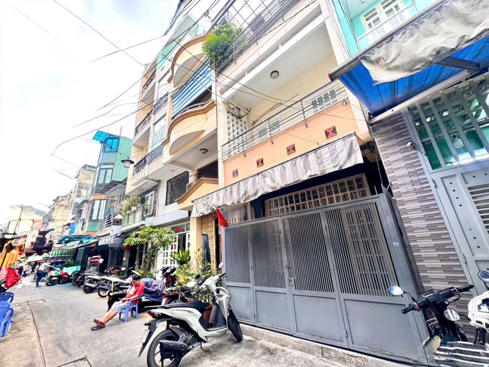 Duy Nhất Nhà Bán Phố Hoa Nổi Tiếng Hồ Thị Kỷ, Quận 3- Xe Hơi Thông Các Ngả- 4 Tầng- Khai Thác Dòng