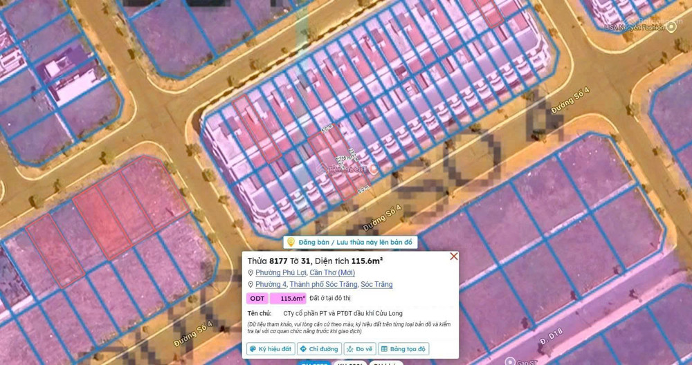 Chính Chủ Bán Nhà Phố Liền Kề Khu Đô Thị 5A Mekong Centre, Phường Phú Lợi, Cần Thơ 5X23m (115.6M²)